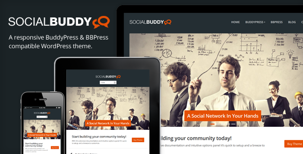 Social Buddy WordPress Theme