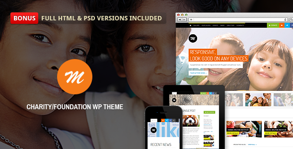 Mission WordPress Theme - Non-Profit Theme for WordPress Charity and Foundation Website