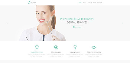 Dentist WordPress Template
