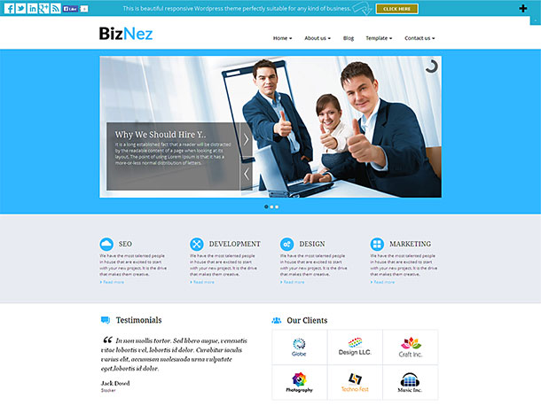 Biznez-WordPress-theme
